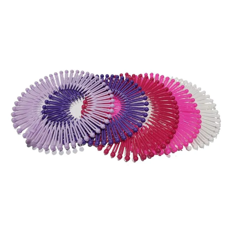 10 Tiaras Bell Colorida Prendedor Cabelo 12cm Infantil