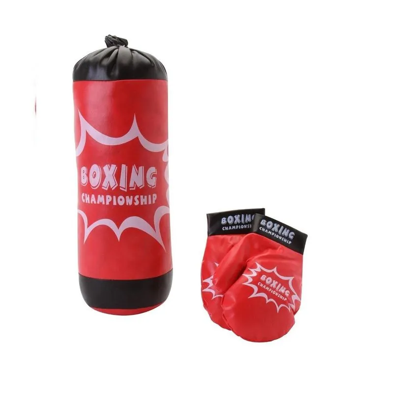 Kit Saco De Boxe Com Luvas Infantil