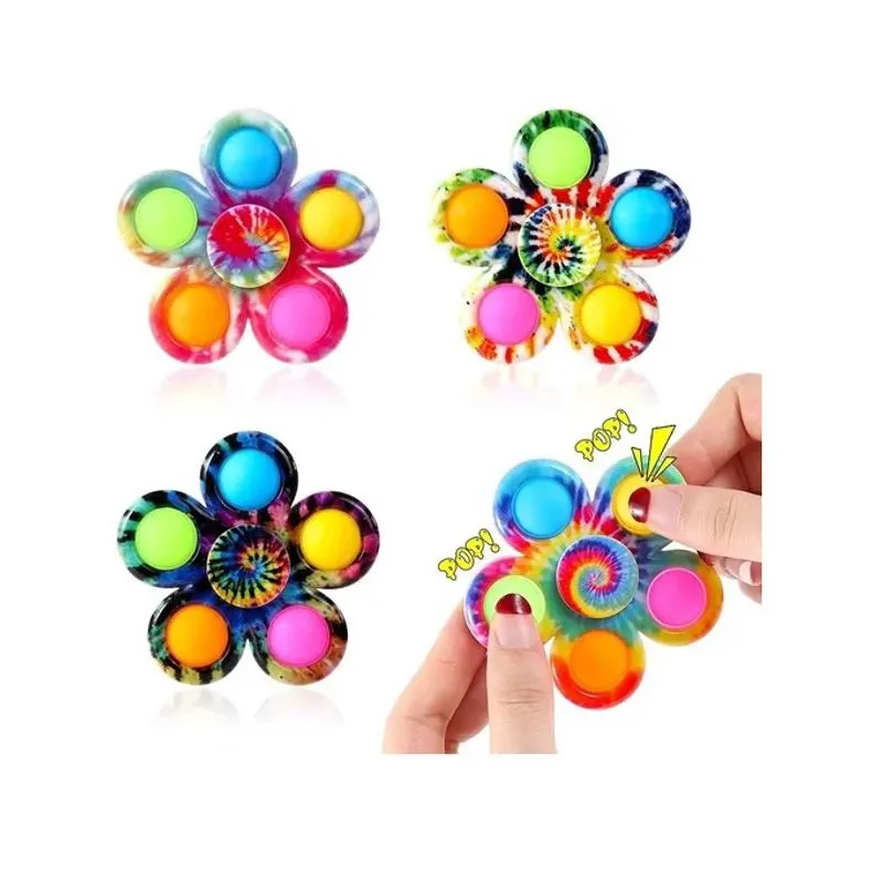 Brinquedo Anti stress Pop It Spinner Pop Bubble Fidget Sensorial