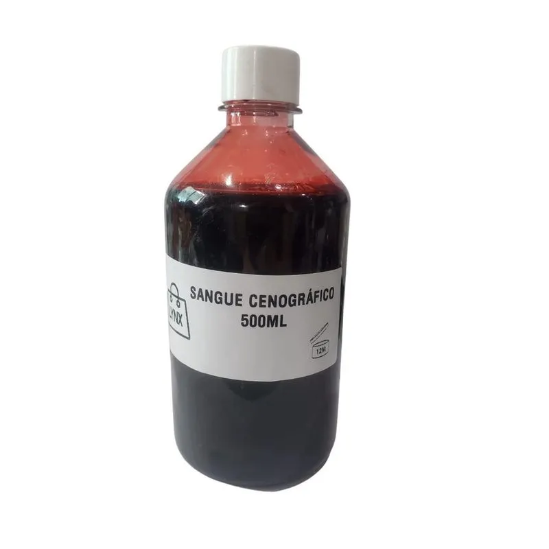 Sangue Falso Artificial 500Ml Para Festa, Cosplay E Efeitos