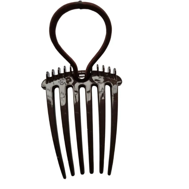Kit 2 Acessórios Pente Volume Para Rabo De Cavalo Cabelo
