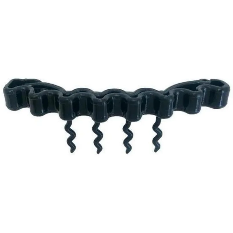 Kit 2 Acessórios Pente Volume Para Cabelo Preto E Marrom