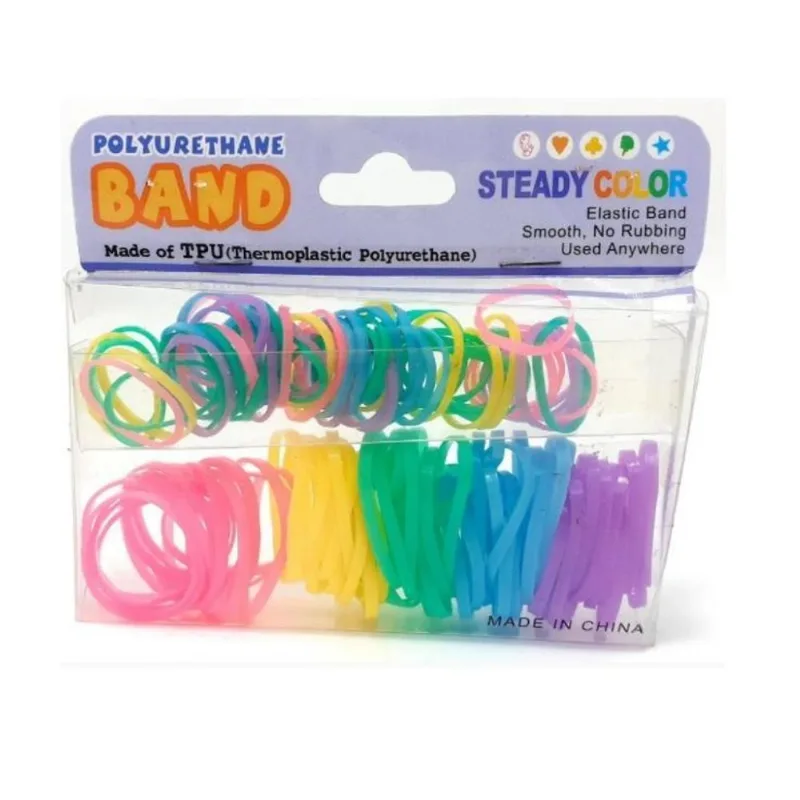 2 Cartelas Com 5 Pacotes Elásticos Xuxinha De Silicone