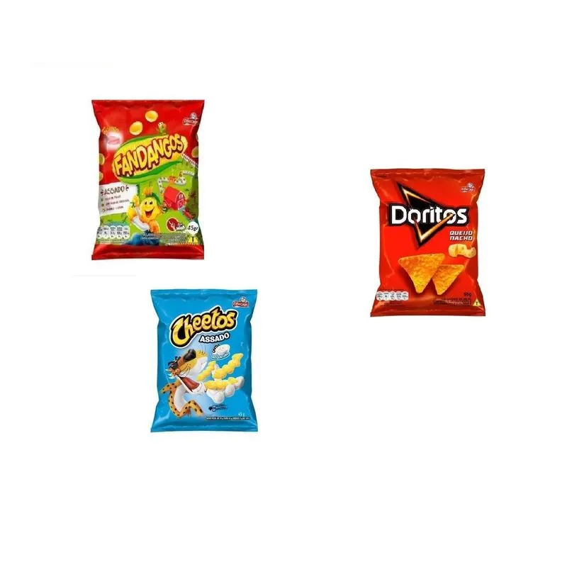 Elma Chips Doritos 55gr + Fandangos 45gr + Cheetos 45gr-20un