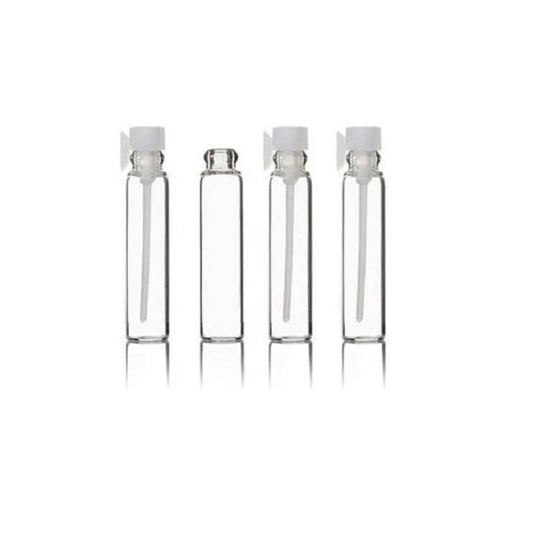Kit 50 Frascos Vidro Para Amostra 1ml Tampa Pressão