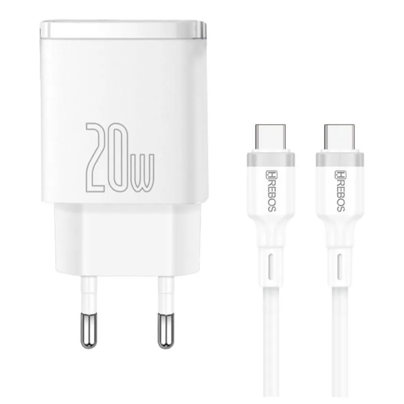 Carregador 20w Turbo Branco Para Iphone 16