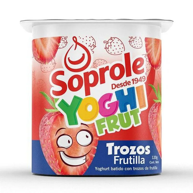 Yogurt Batido con Trozos Frutilla 120 g