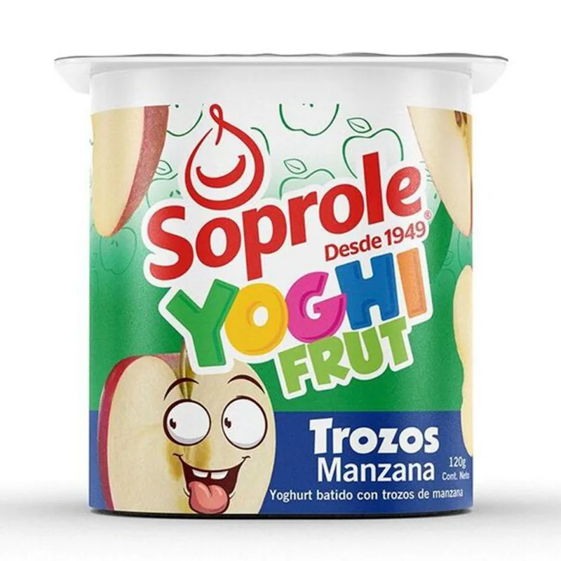 Yogurt Batido con Trozos Manzana 120 g