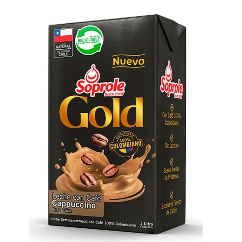 Leche Soprole Capuccino Gold 1 L