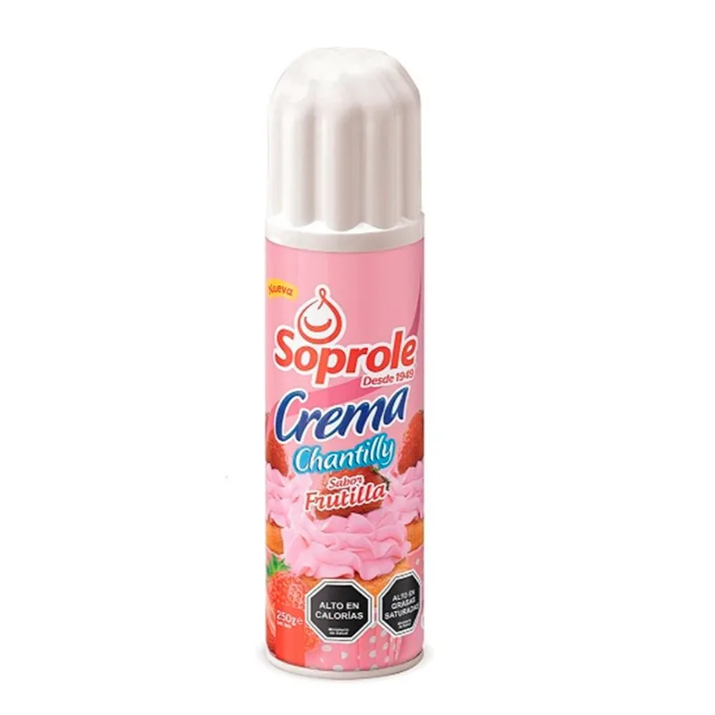 Crema Chantilly Soprole Frutilla 250 g