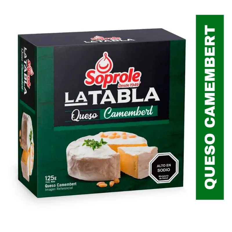 Queso Camembert Soprole Envasado Trozo 125 g