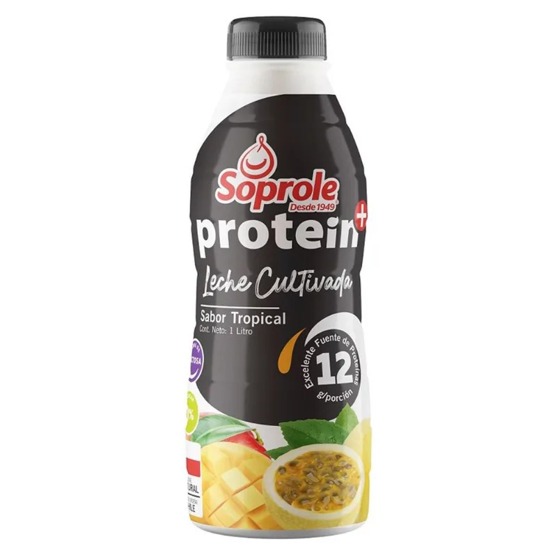 Leche Cultivada Soprole Proteína Tropical 1 L