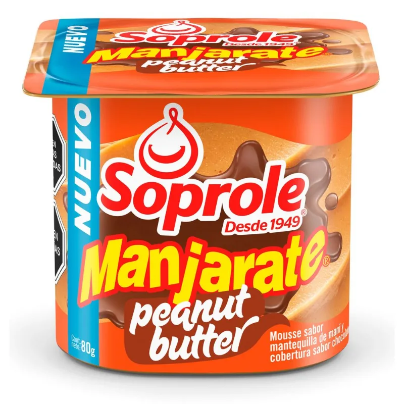 Postre Manjarate Mantequilla de Maní 80 g
