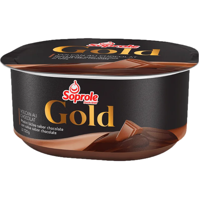 Postre Soprole 120 g, Gold Volcan/Chocolate