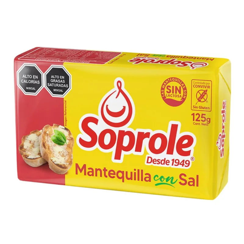 Mantequilla Soprole con Sal 125 g