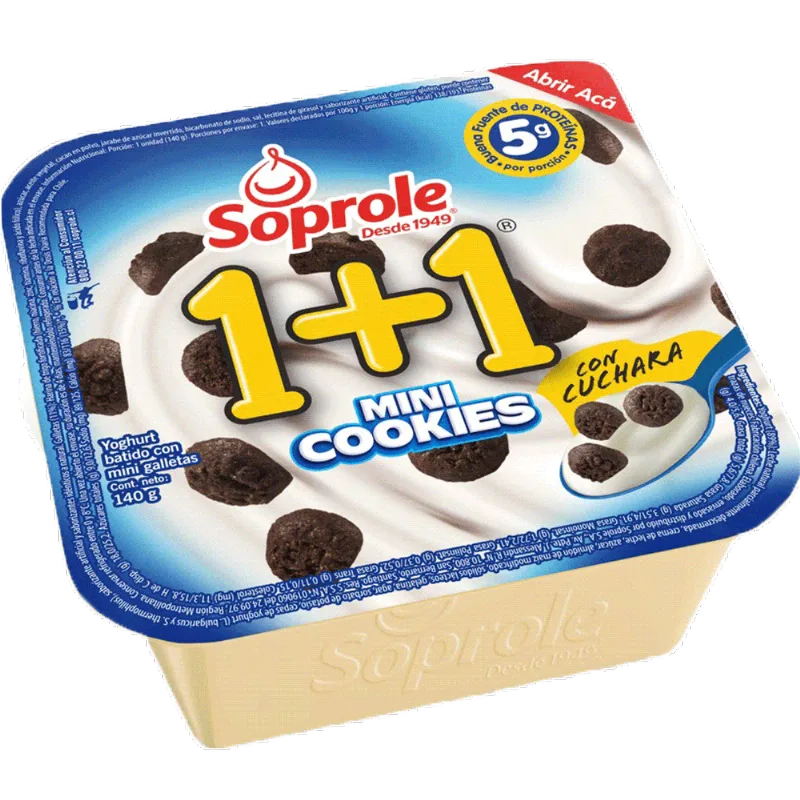 Yogurt 1+1 Oreo 140 g