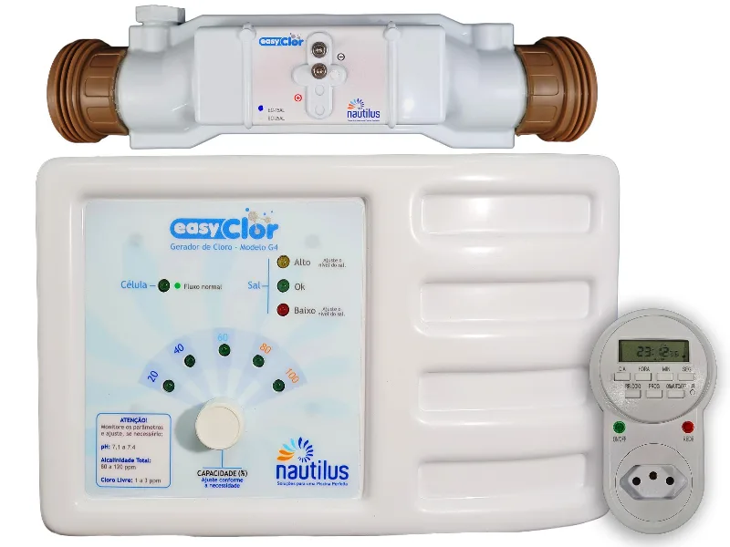 Gerador De Cloro Nautilus Easyclor G-4 Modelo 15 Al