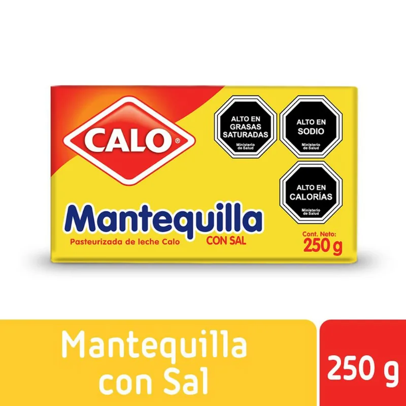 Mantequilla Calo con Sal 250 g