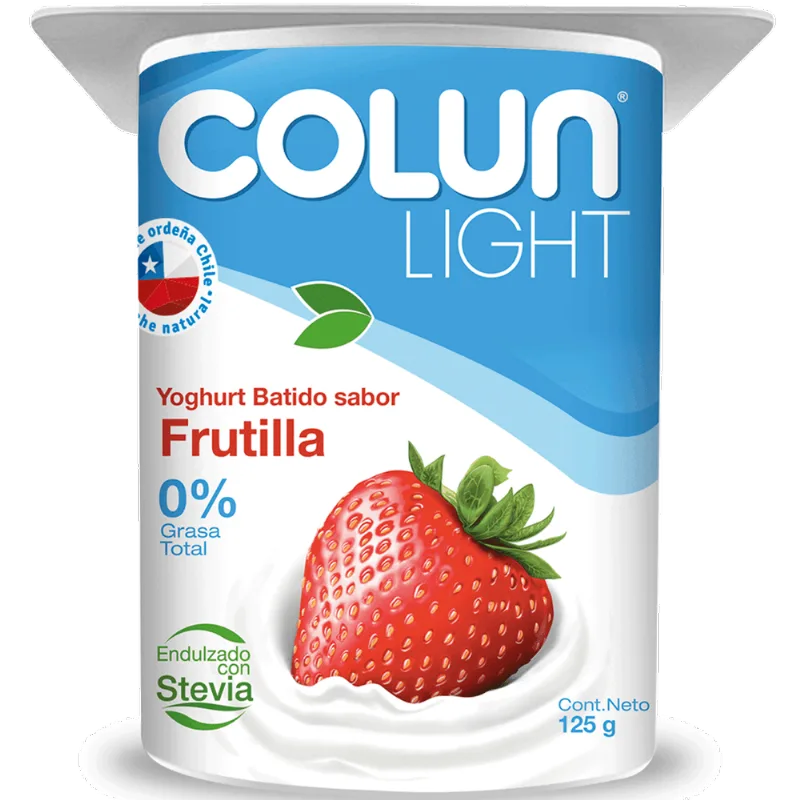 Yogurt Batido Colun Light Frutilla 125 g