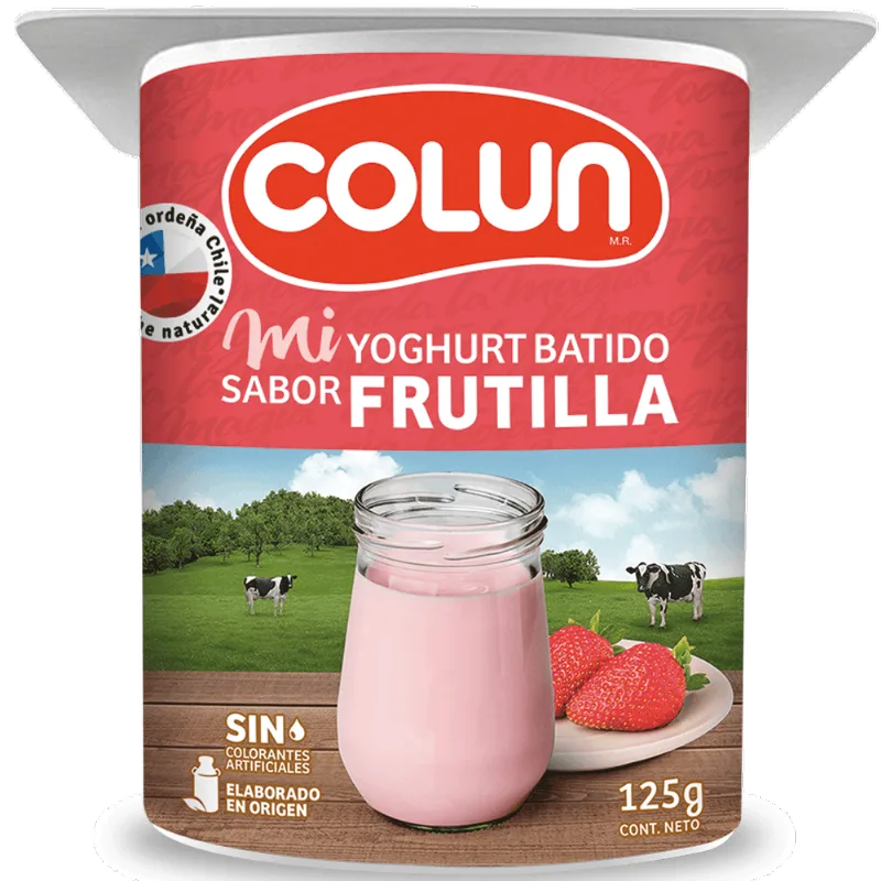 Yogurt Batido Colun Frutilla 125 g