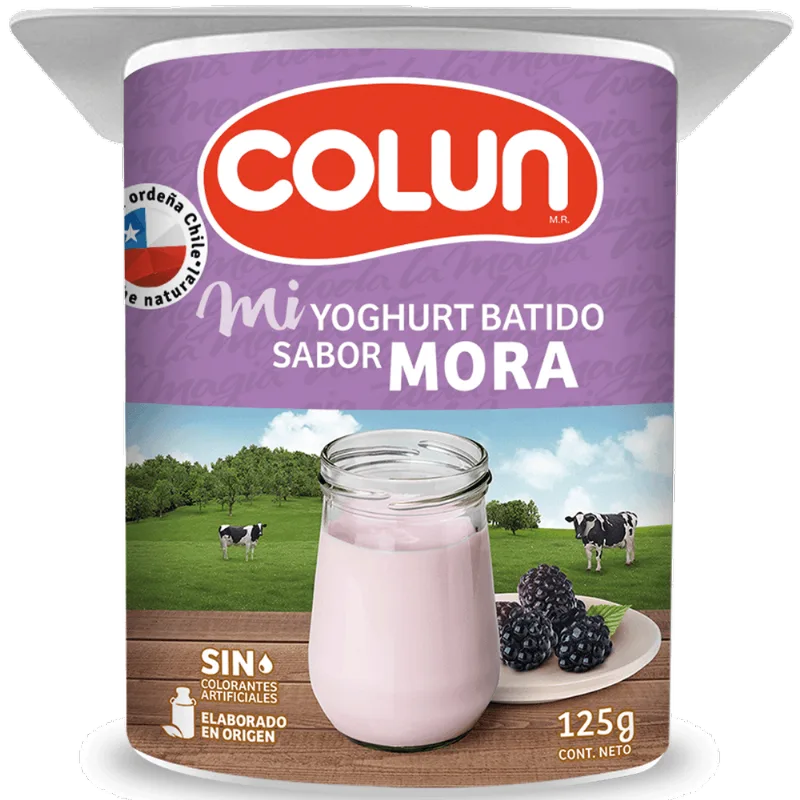 Yogurt Batido Colun Mora 125 g