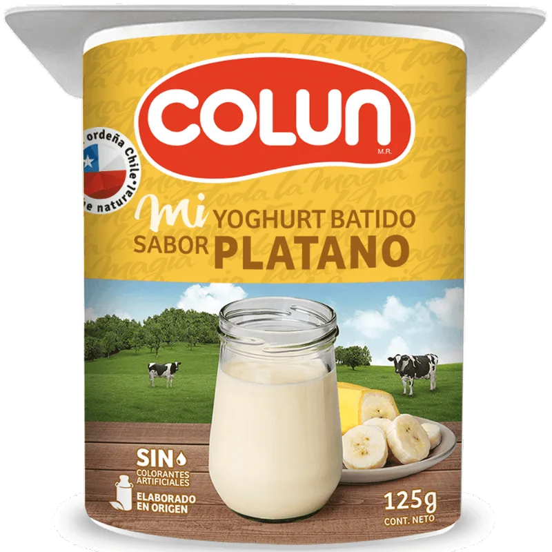Yogurt Batido Colun Plátano 125 g