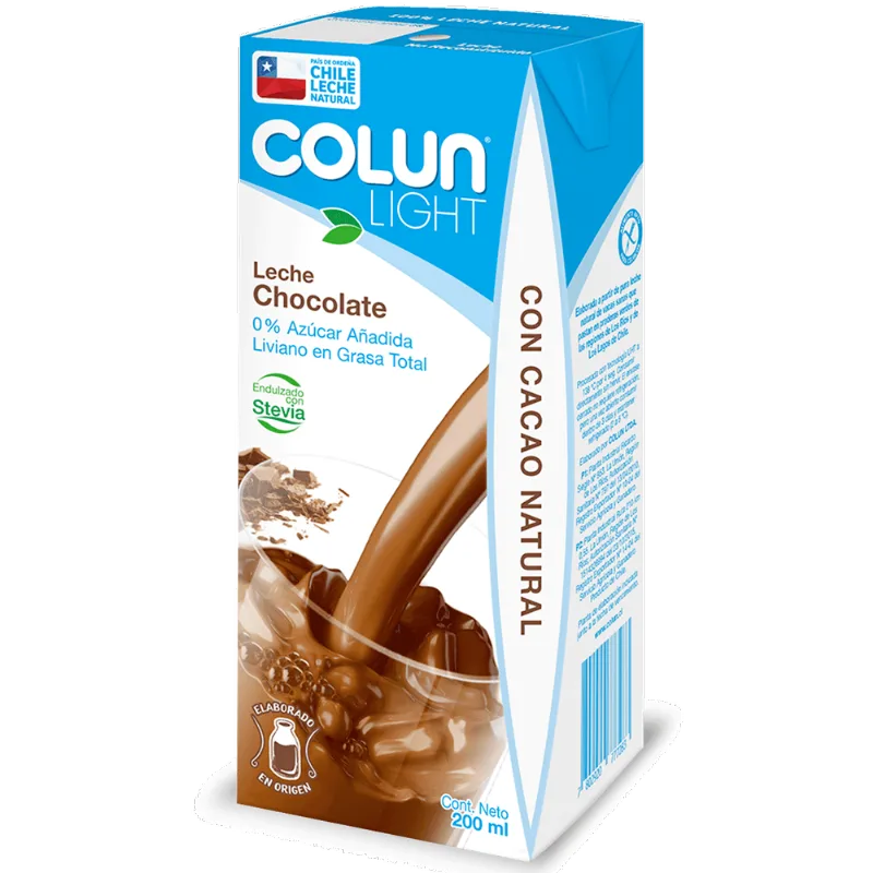 Leche Colun Light Chocolate 200 ml