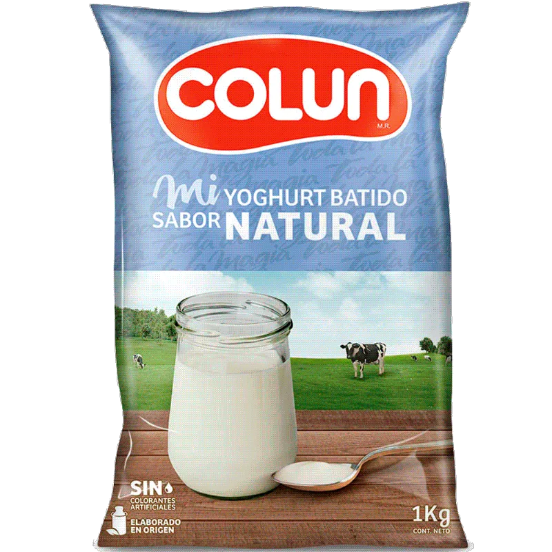 Yogurt Batido Colun Natural 1 kg