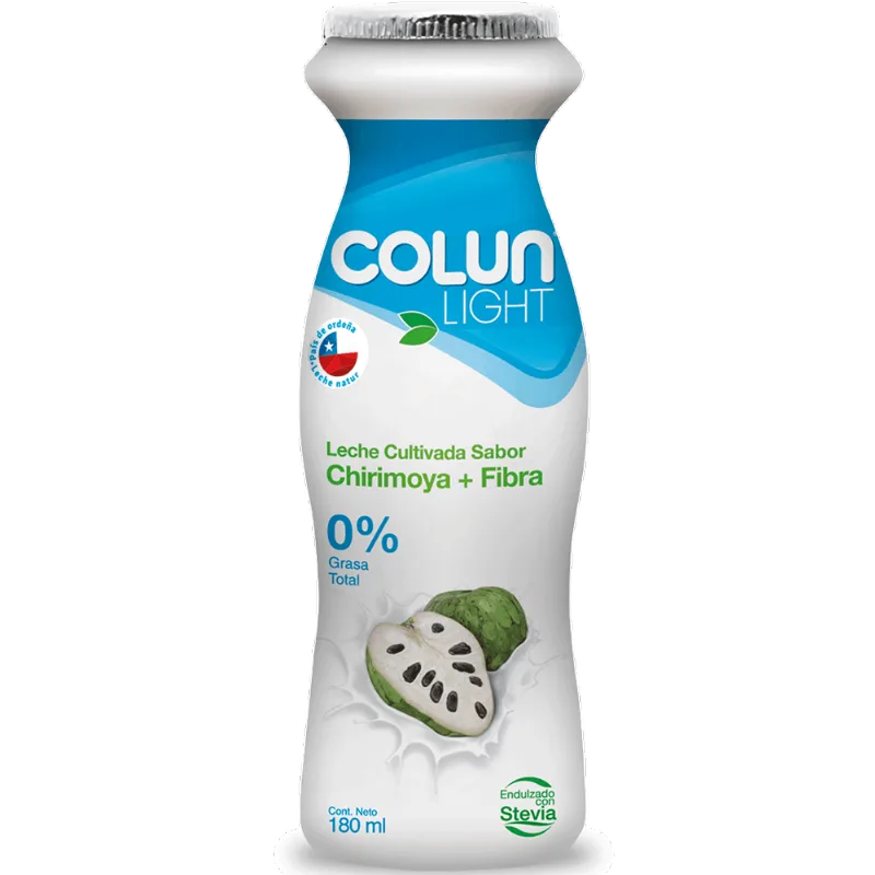 Leche Cultivada Colun Light con Fibra Chirimoya 180 cc