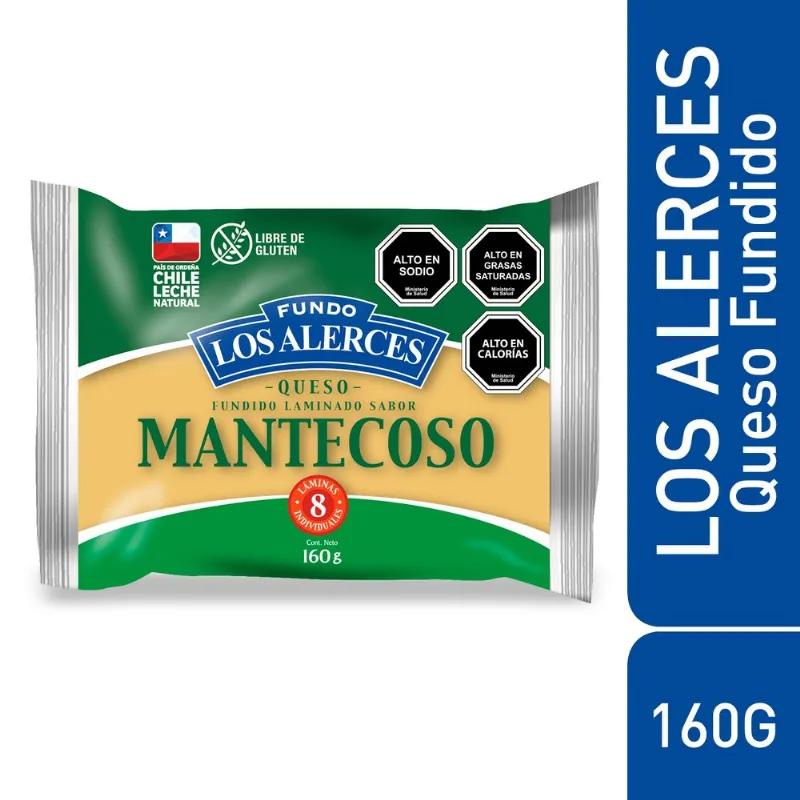 Queso Mantecoso Alerces Laminado 160 g