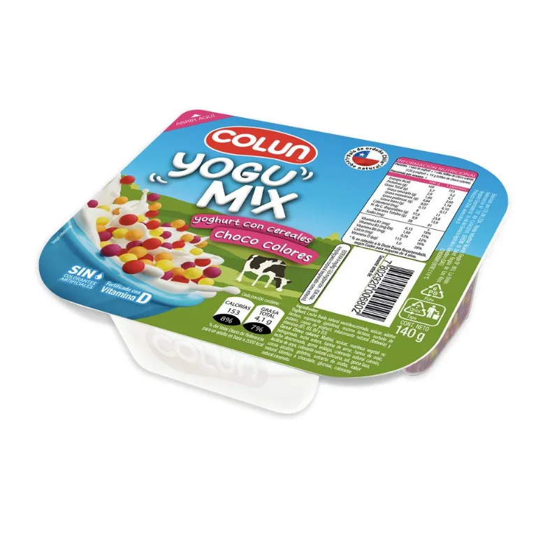Yogurt con Cereal Colun Yogu Mix Choco Colores 140 g