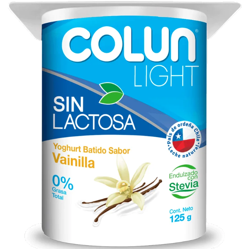 Yogurt Batido Light Sin Lactosa Vainilla 125 g