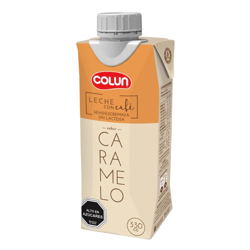 Leche Colun Café Caramelo Sin Lactosa 330 cc