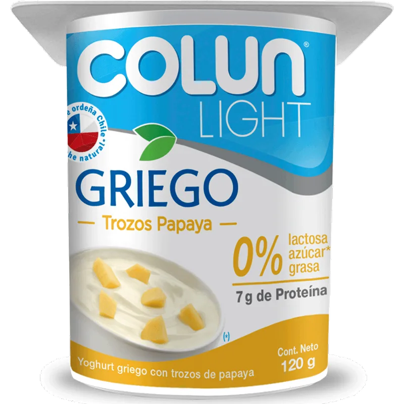 Yogurt Griego Colun Light Papaya 120 g