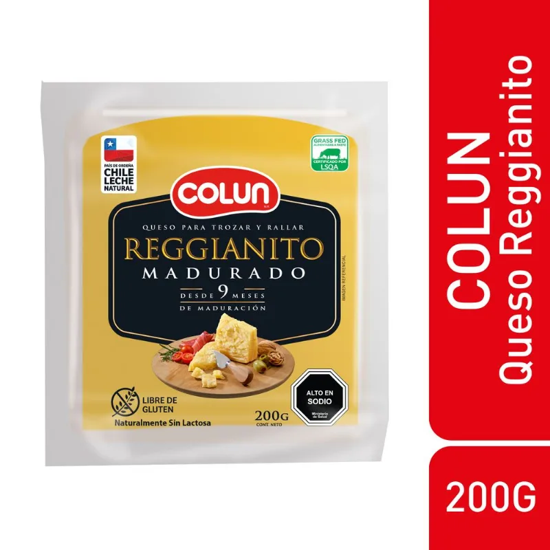 Queso Reggianito Madurado Trozo 200 g