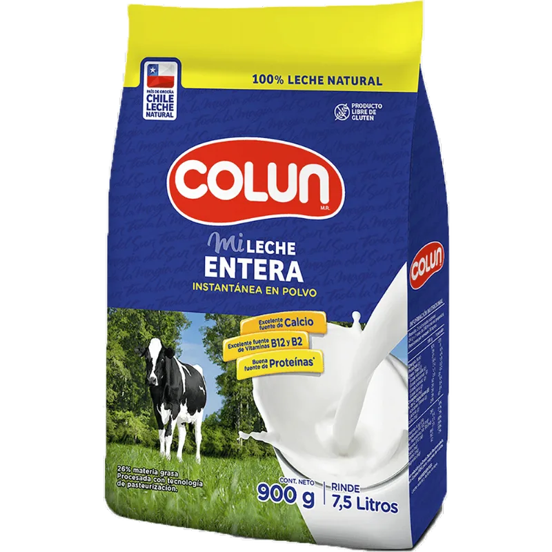Leche Polvo Colun Entera 900 g