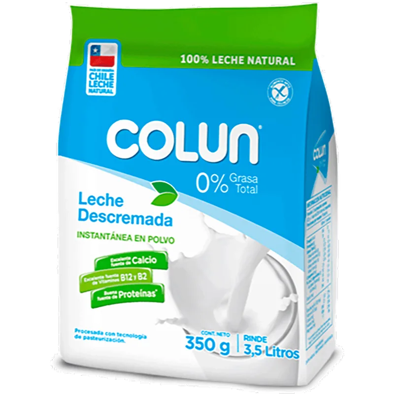 Leche Polvo Colun Descremada 350 g