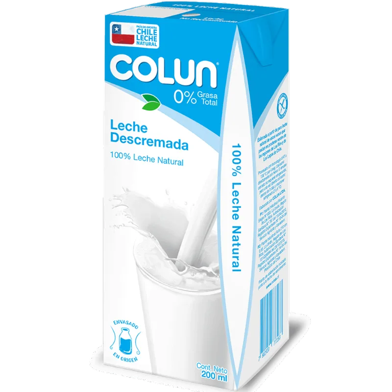 Leche Colun Descremada 200 ml