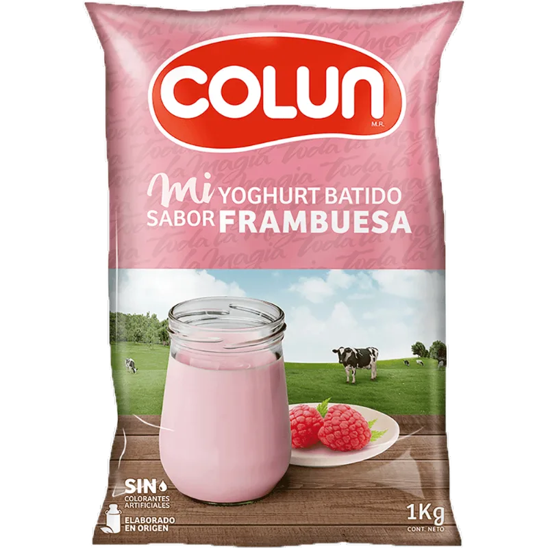 Yogurt Batido Colun Frambuesa 1 kg