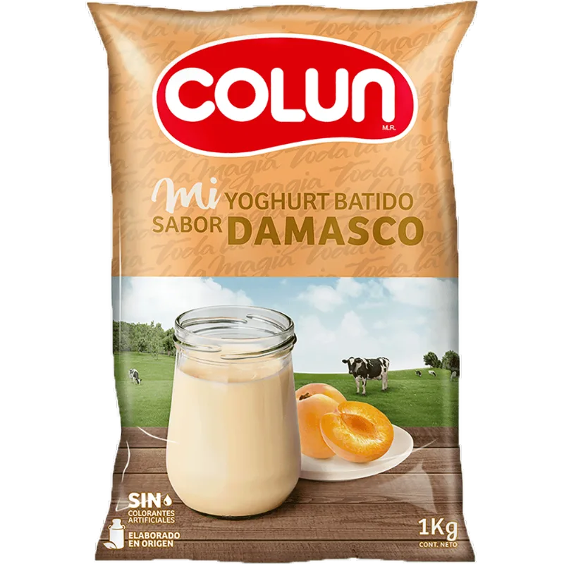 Yogurt Batido Colun Damasco 1 kg