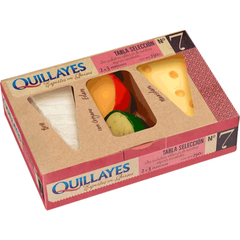 Tabla de Queso Quillayes Envasado Trozo 250 g