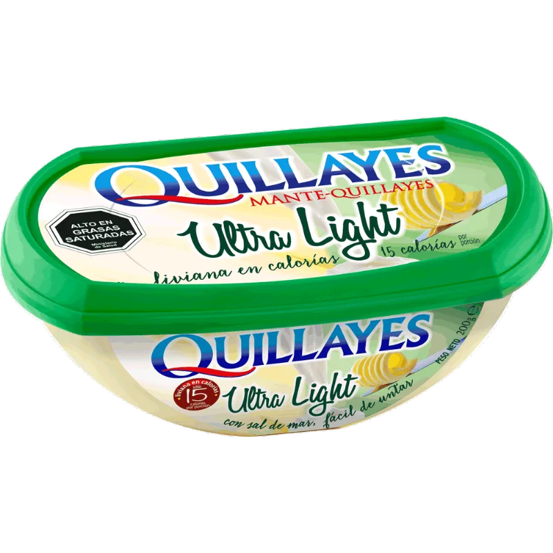 Mantequilla Ultra Light Quillayes 200 g