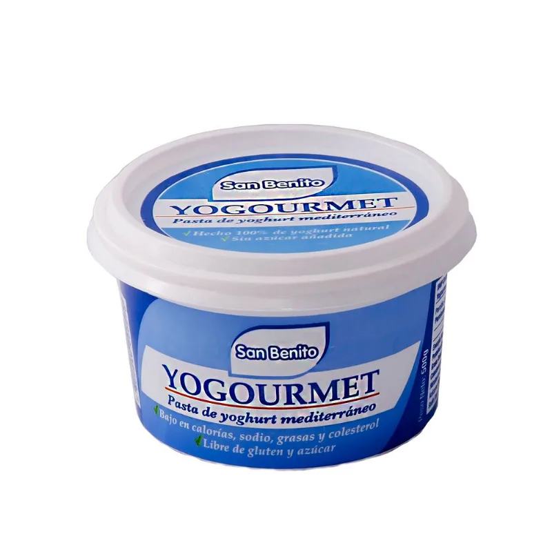 Pasta de Yoghurt Mediterráneo San Benito Envasado 500 g