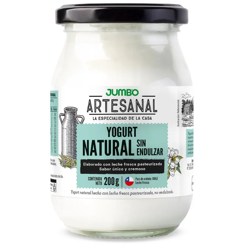 Yogurt Artesanal Natural 200 g