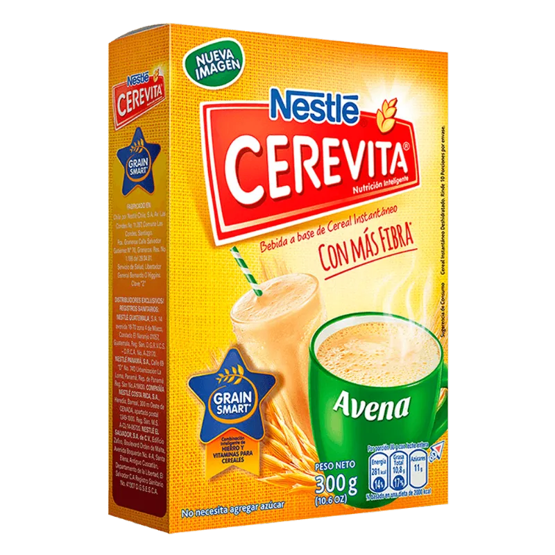 Cerevita Avena Cereal Deshidratado 300g CEREVITA® de Avena Cereal Deshidratado Caja de 300g