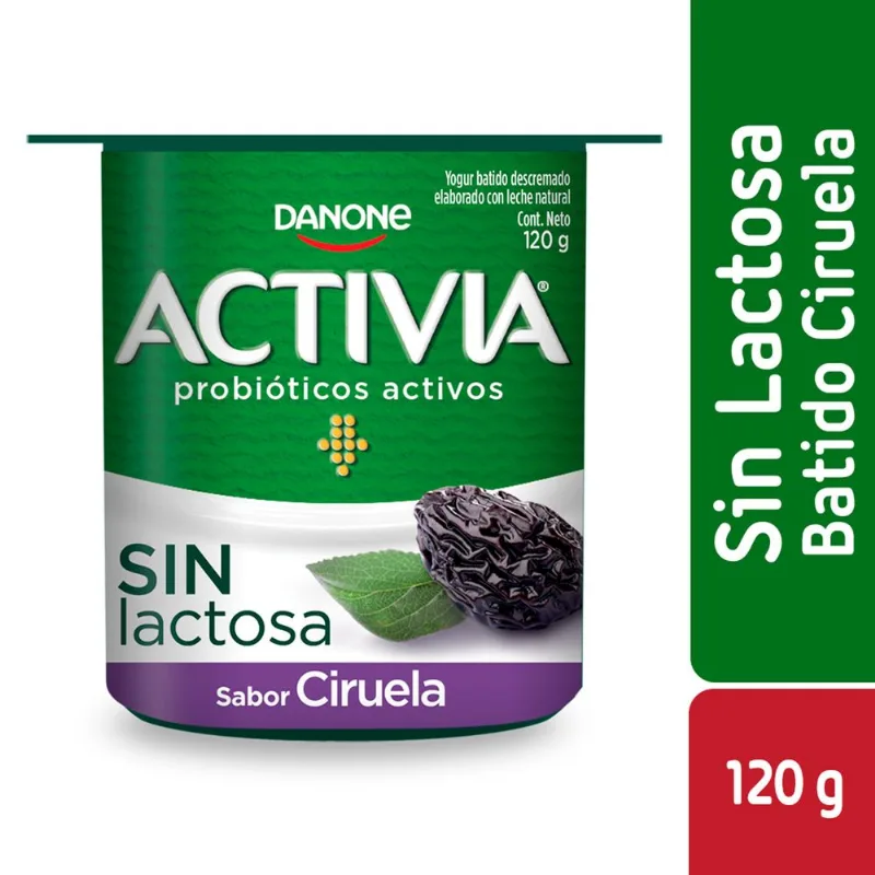 Yogurt Activia Triple Zero Ciruela 120 g
