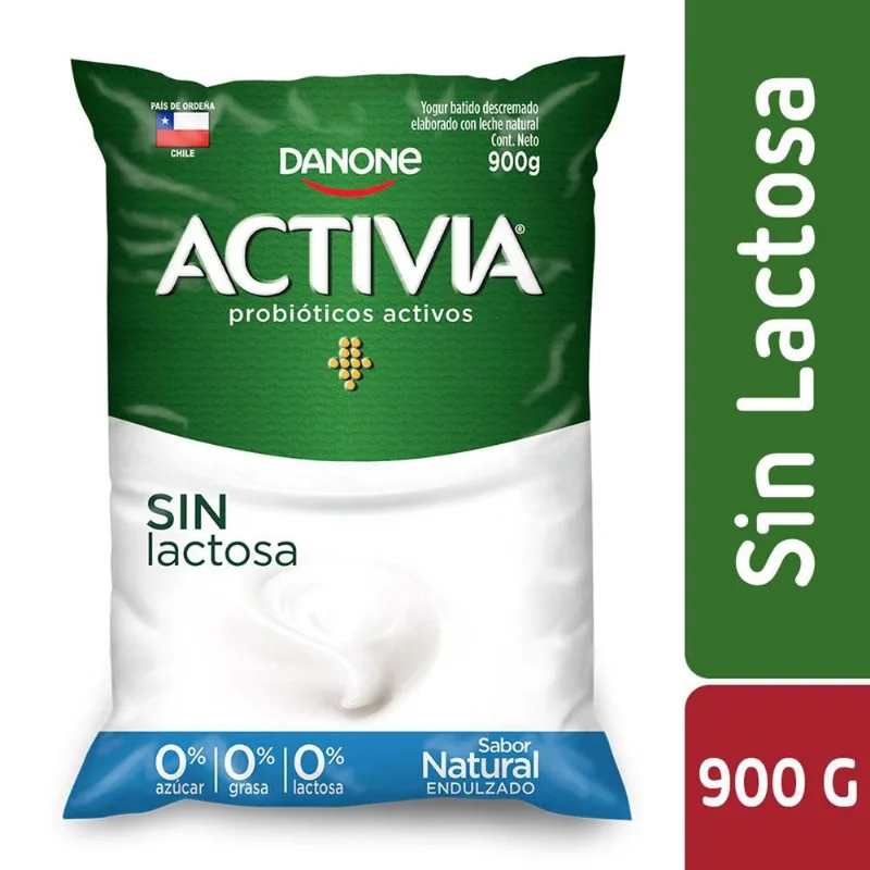 Yogurt Activia Triple Zero Natural 900 g