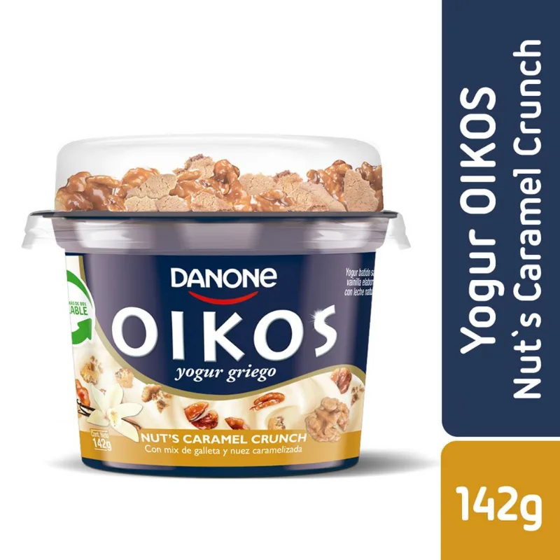 Yogurt Oikos Nuts Caramel Crunch 142 g