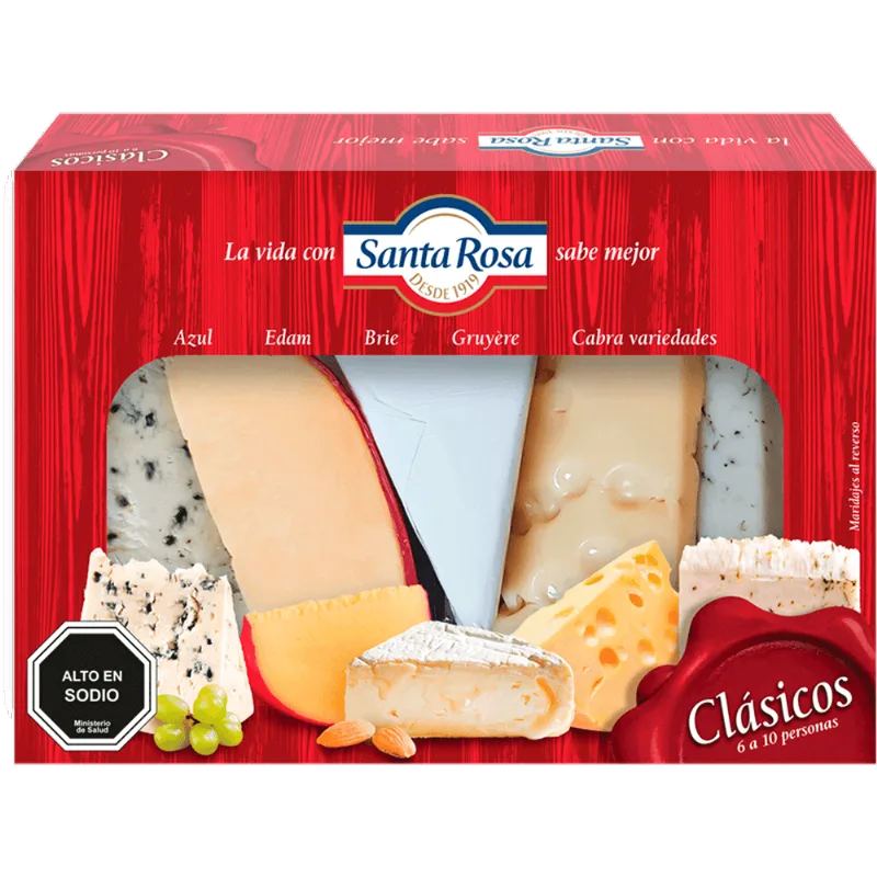 Tabla de Queso Santa Rosa Envasado Trozo 540 g