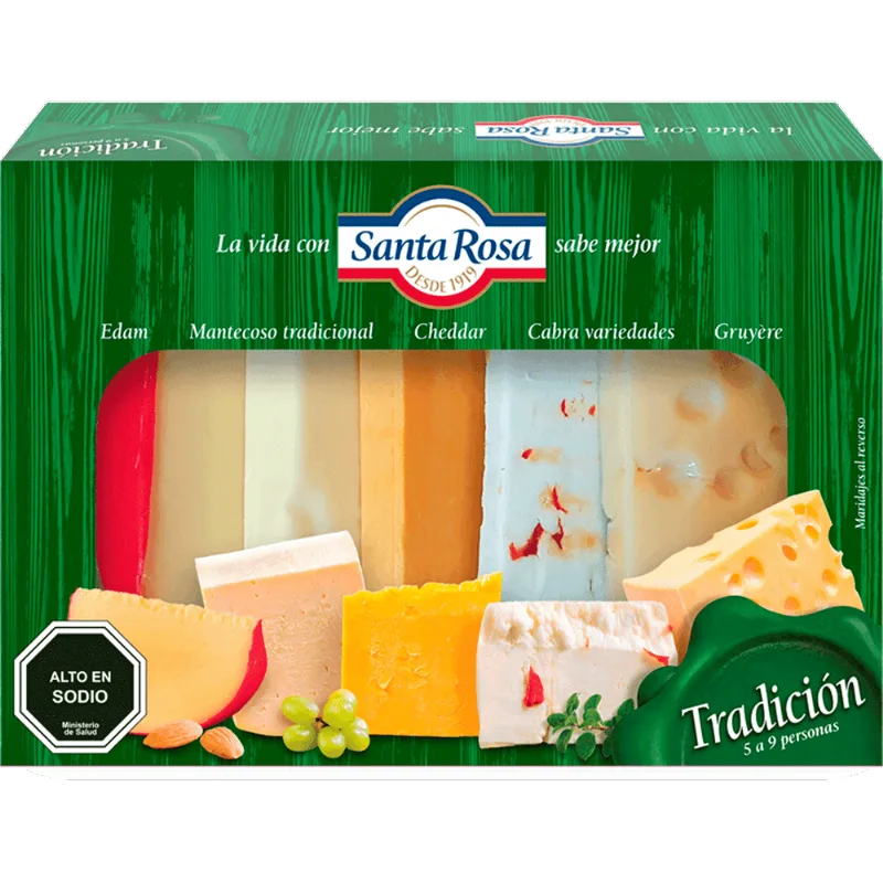 Tabla de Queso Santa Rosa Envasado Trozo 470 g